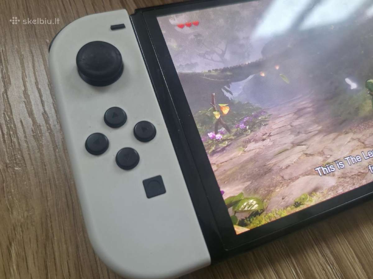 Nintendo Switch + 4 žaidimai ir priedai - nuotraukos Nr. 3