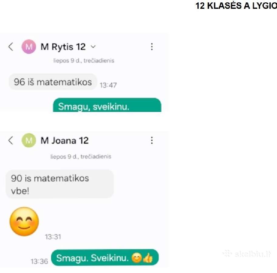 Matematikos korepetitorius 5-12 kl., eksternams - nuotraukos Nr. 7