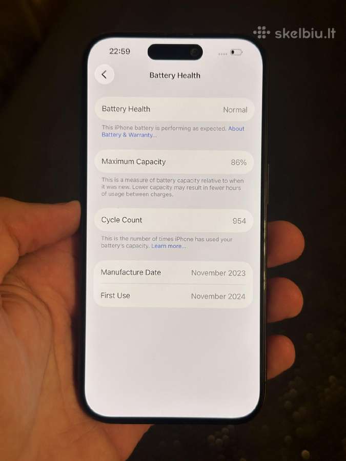 iPhone 15 Pro 1tb - nuotraukos Nr. 9