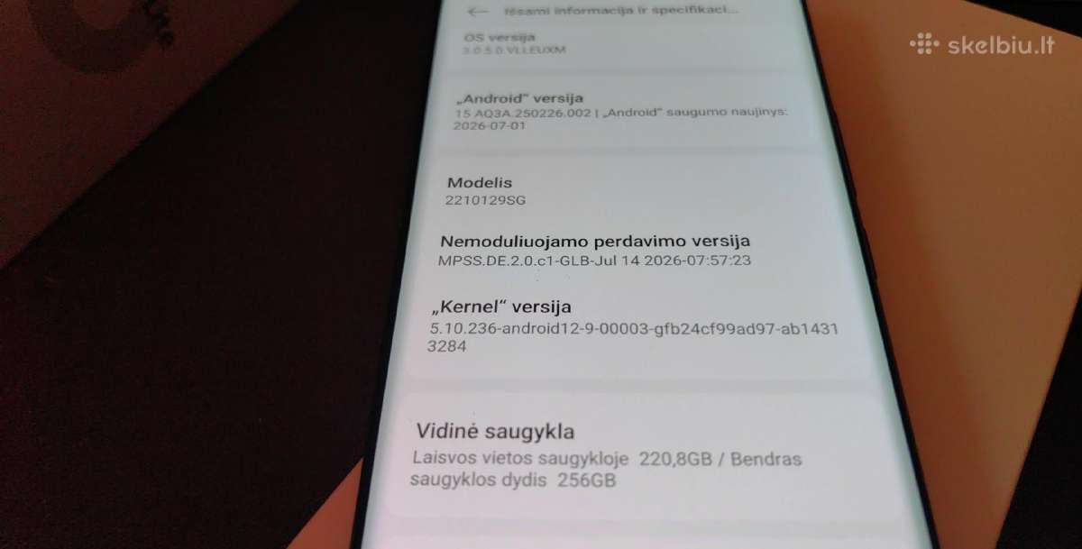 Xiaomi 13lite 5G 16/256gb - nuotraukos Nr. 6