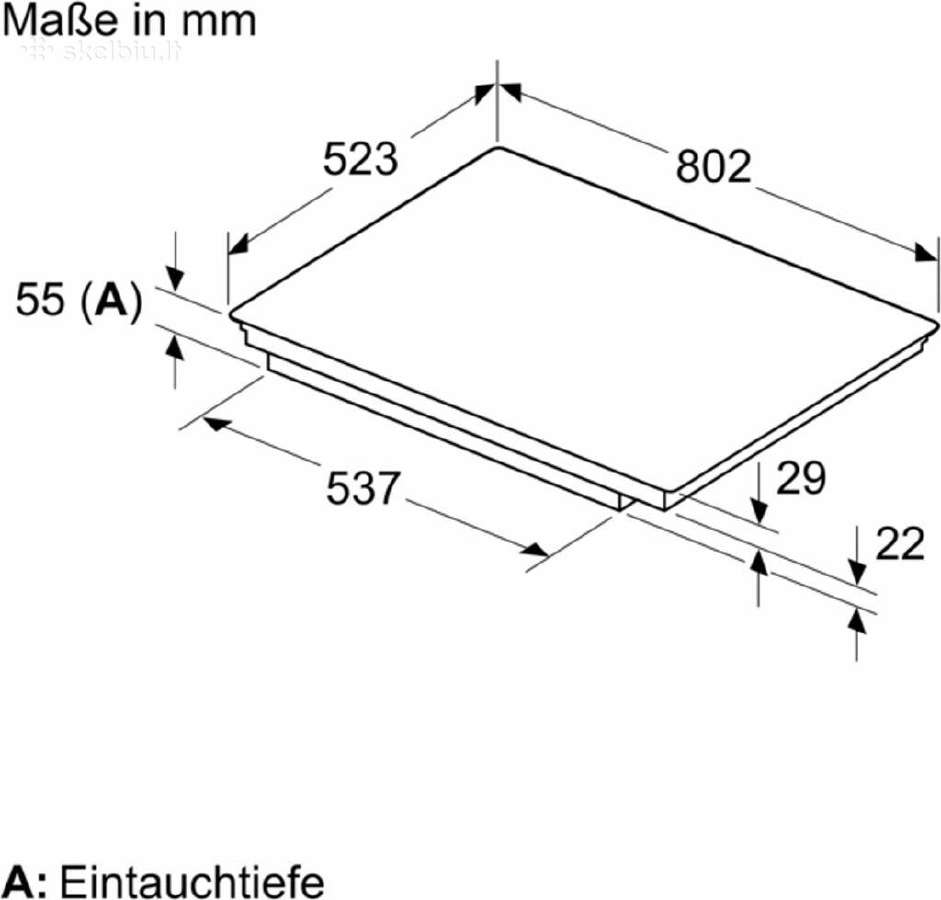Nauja indukcinė Neff T68stv4l0+garantija - nuotraukos Nr. 13