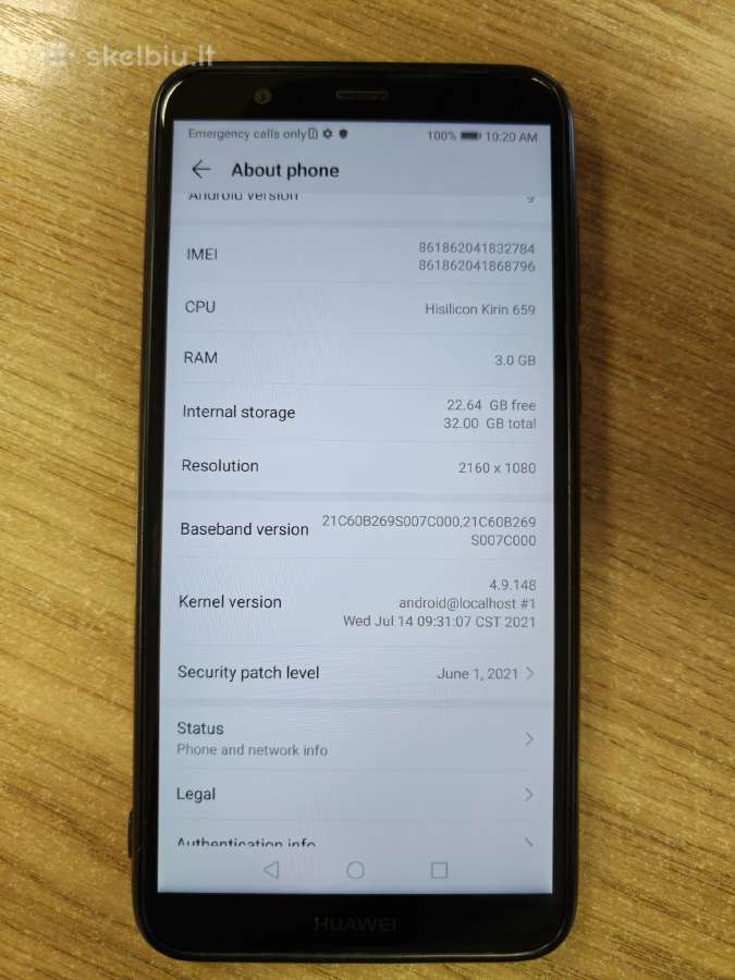 Huawei P Smart - nuotraukos Nr. 2