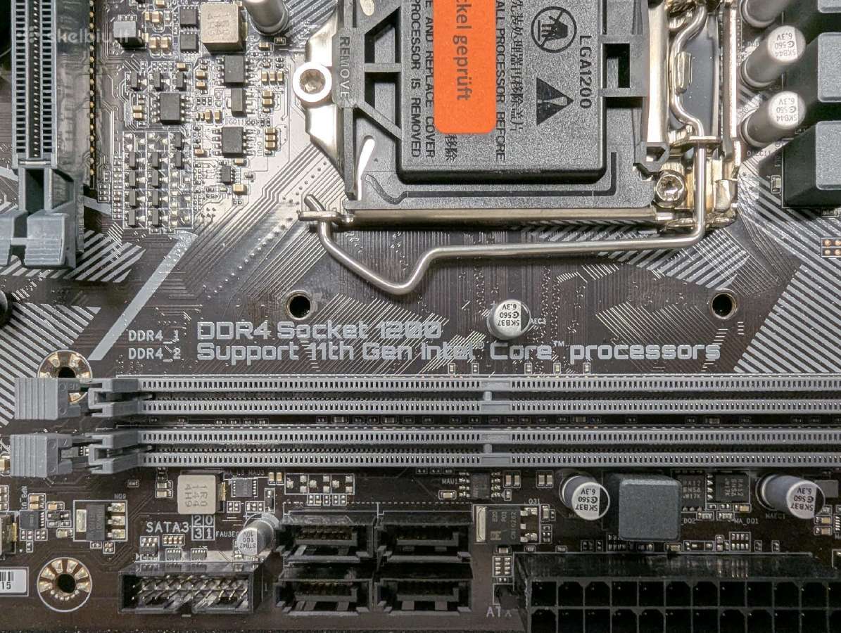 Pagrindinė plokštė Gigabyte H510mh socket 1200 - nuotraukos Nr. 5