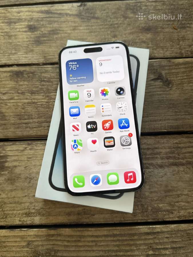 Apple iPhone 14 Pro Max 128gb Space Black - nuotraukos Nr. 4