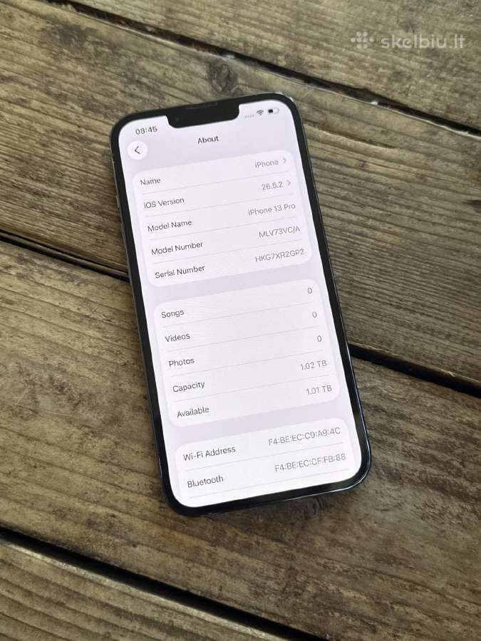 Apple iPhone 13 Pro Sierra Blue 1tb (1024gb) - nuotraukos Nr. 8