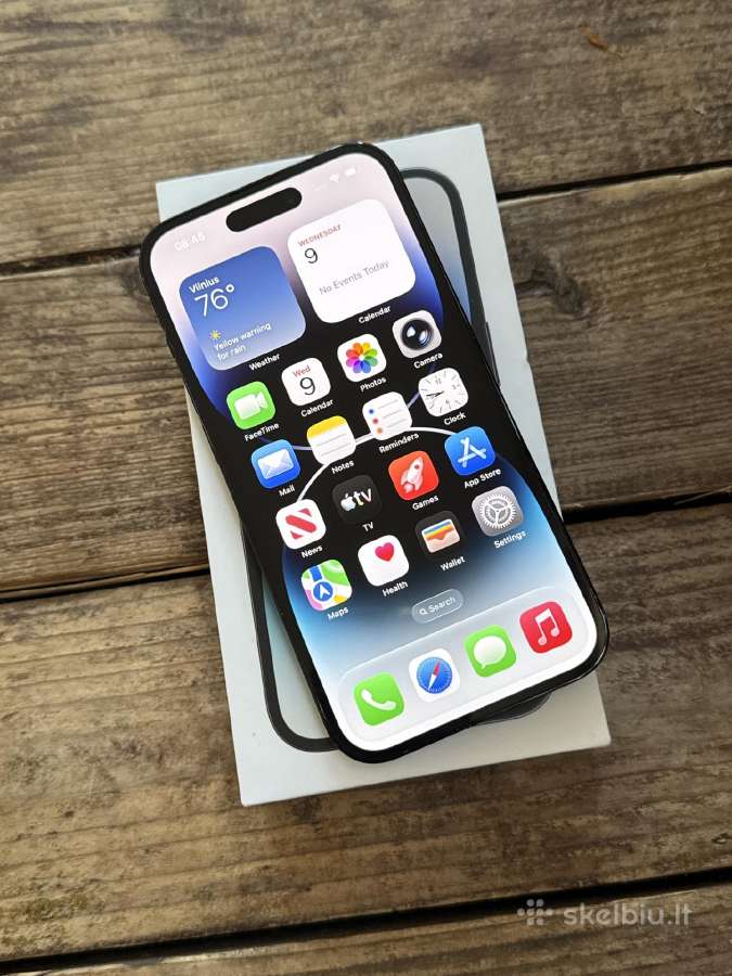 Apple iPhone 14 Pro 128gb Space Black - nuotraukos Nr. 4
