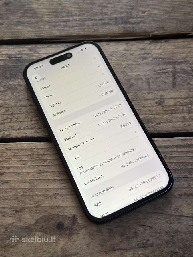Apple iPhone 15 256gb Black - nuotraukos Nr. 7