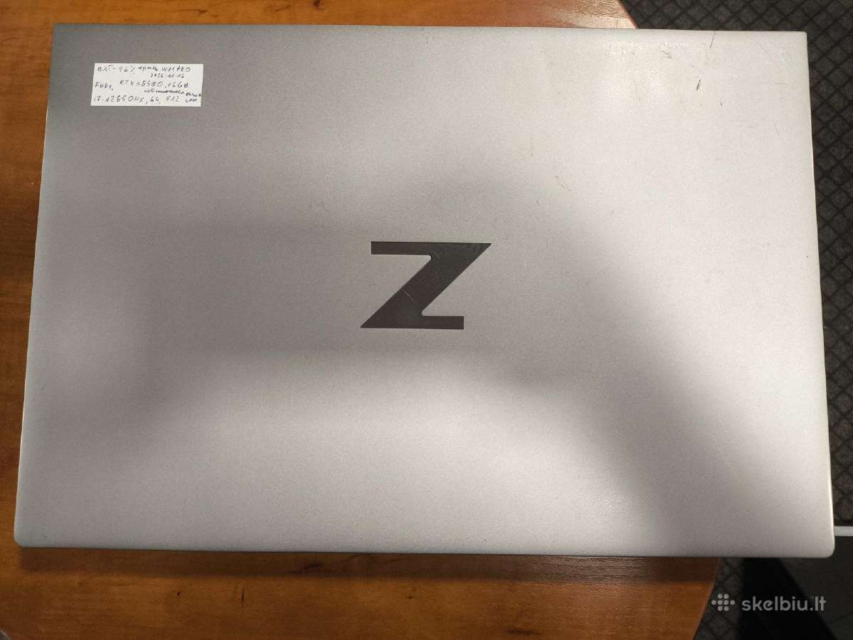 Zbook Fury 16 G9 i7-12850hx 64gb Rtx A55000 16gb - nuotraukos Nr. 3