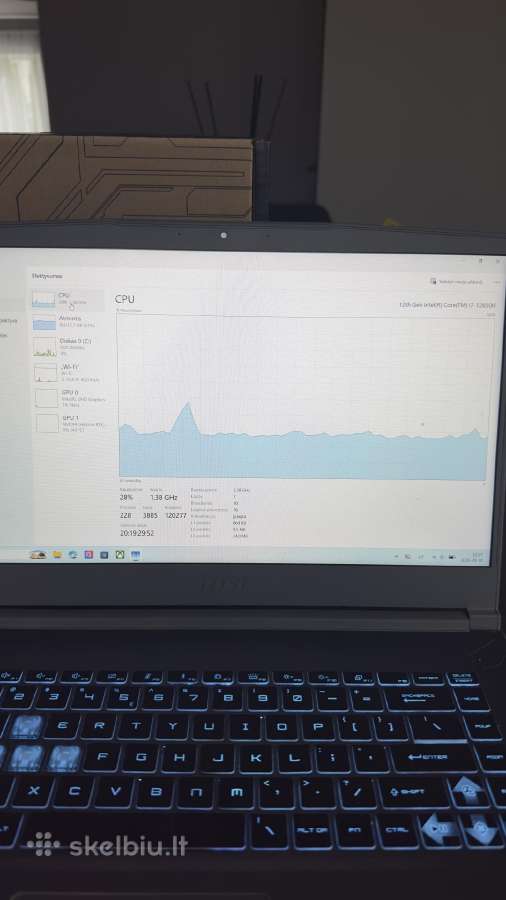 Msi Thin 15 B12uc nešiojamas kompiuteris - nuotraukos Nr. 7