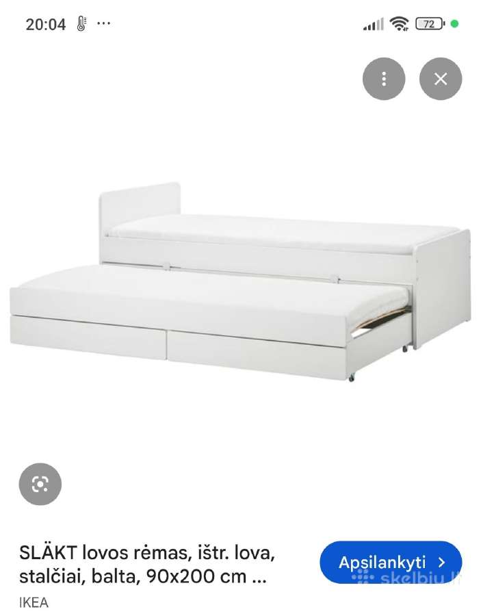 Ikea lova - nuotraukos Nr. 2