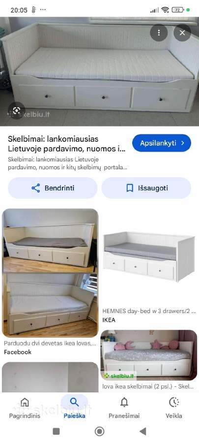 Ikea lova - nuotraukos Nr. 3