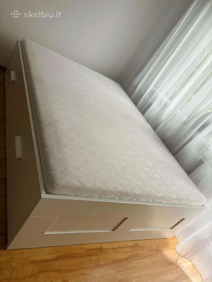 Parduodama Ikea dvigulė lova su čiužiniu,140x200cm - nuotraukos Nr. 2