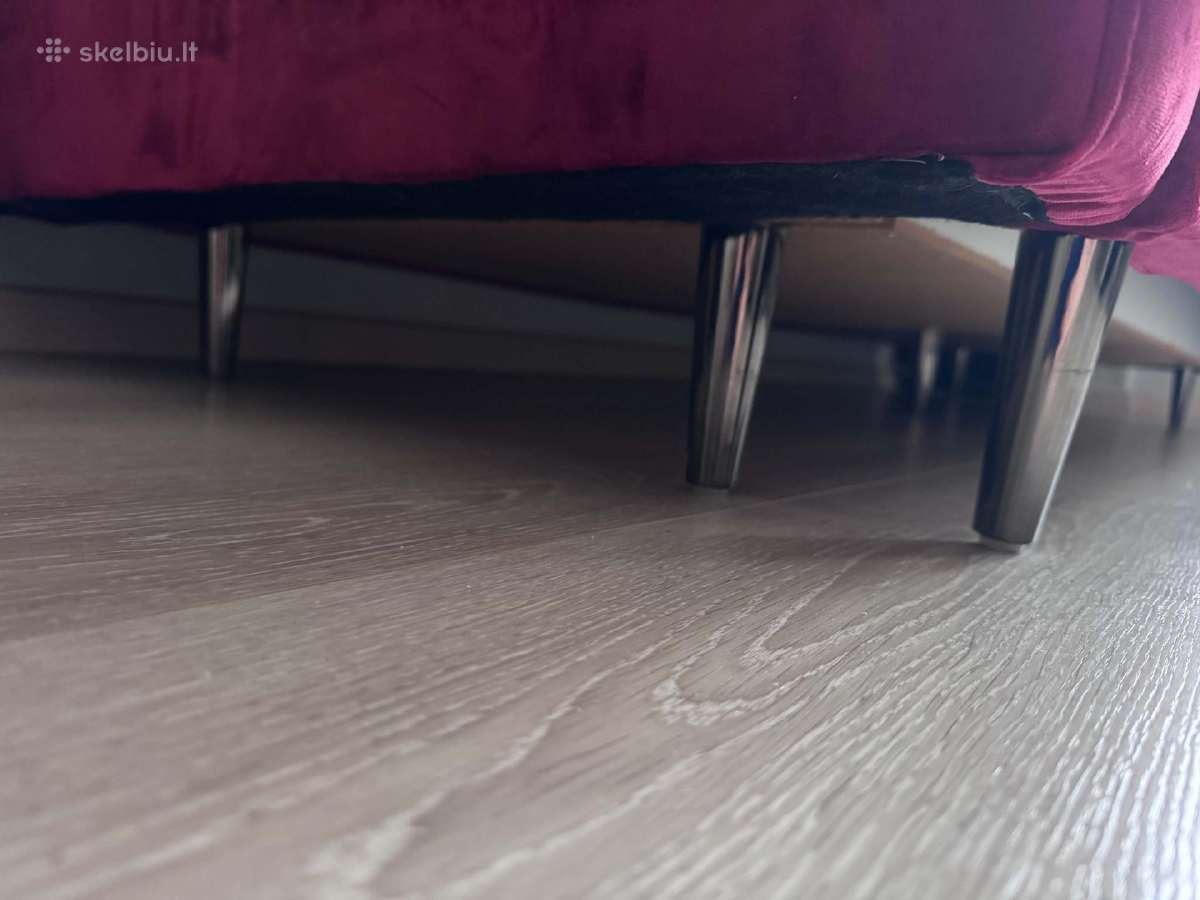 Stilinga ryški sofa-lova su patalynės dėže - nuotraukos Nr. 3