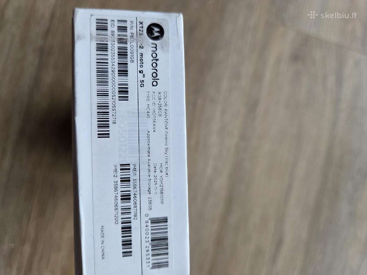 Motorola Moto G86, 5G, 256gb telefonas - nuotraukos Nr. 2