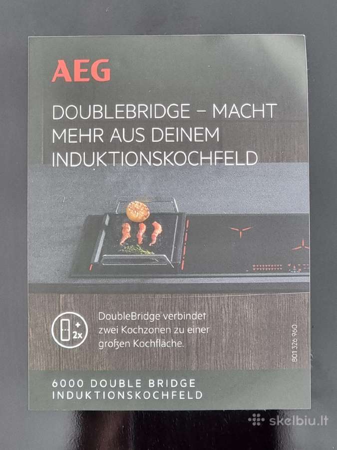 Nauja Indukcinė Aeg Tk85im0frb, 80 cm+ garantija - nuotraukos Nr. 5