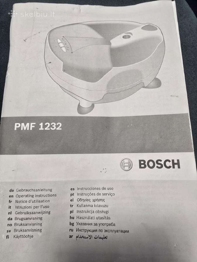 Sūkurinė masažinė vonelė Bosch Pmf 1232 - nuotraukos Nr. 2