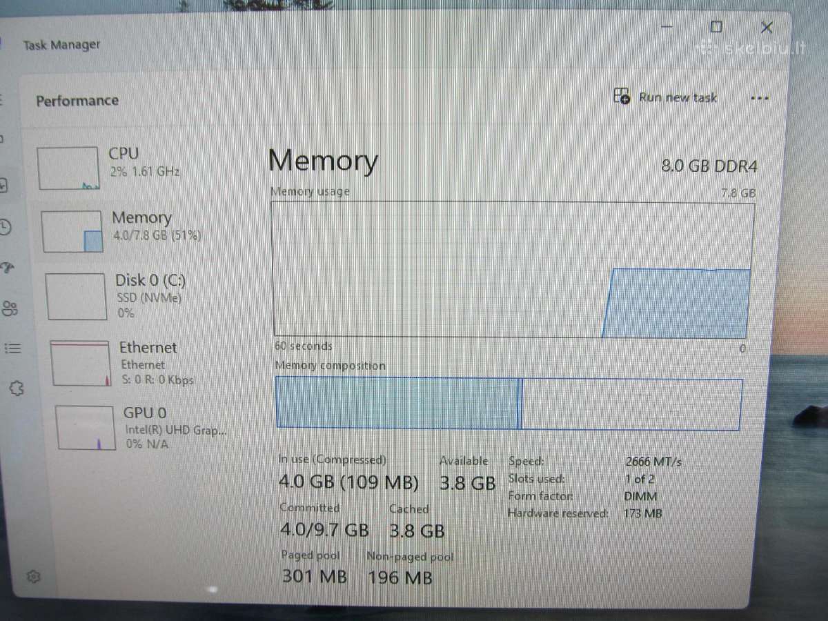 Hp 290 G1 I5 8 Kart - nuotraukos Nr. 3