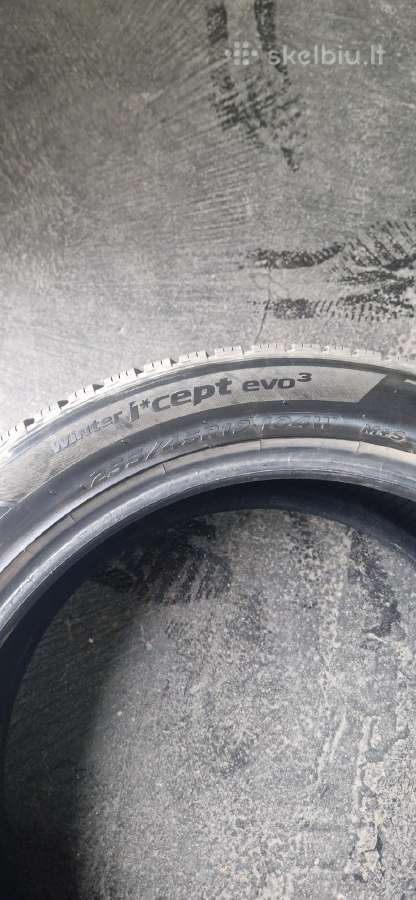 Hankook winter I'cept evo3 naudotos apie 6mm - nuotraukos Nr. 2