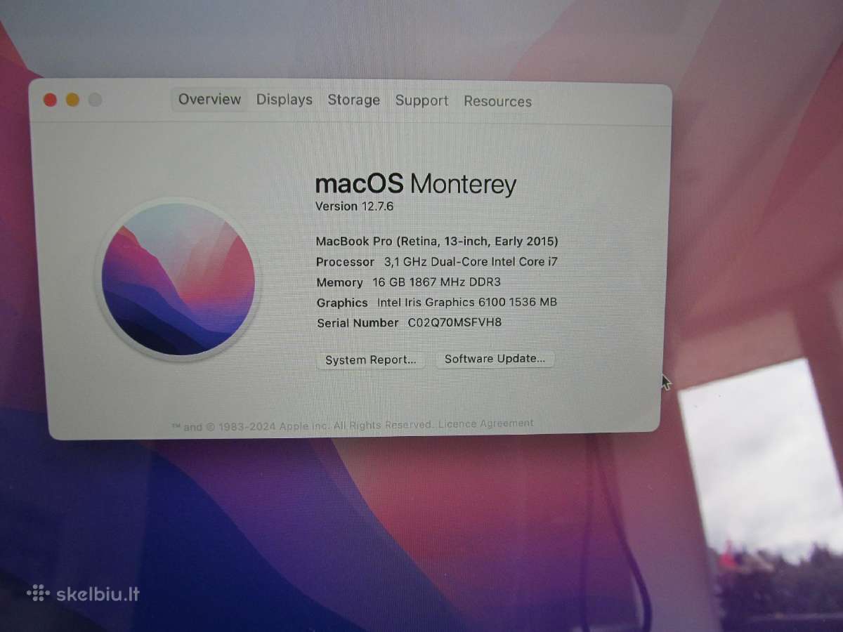 MacBook Pro A1502 - nuotraukos Nr. 5