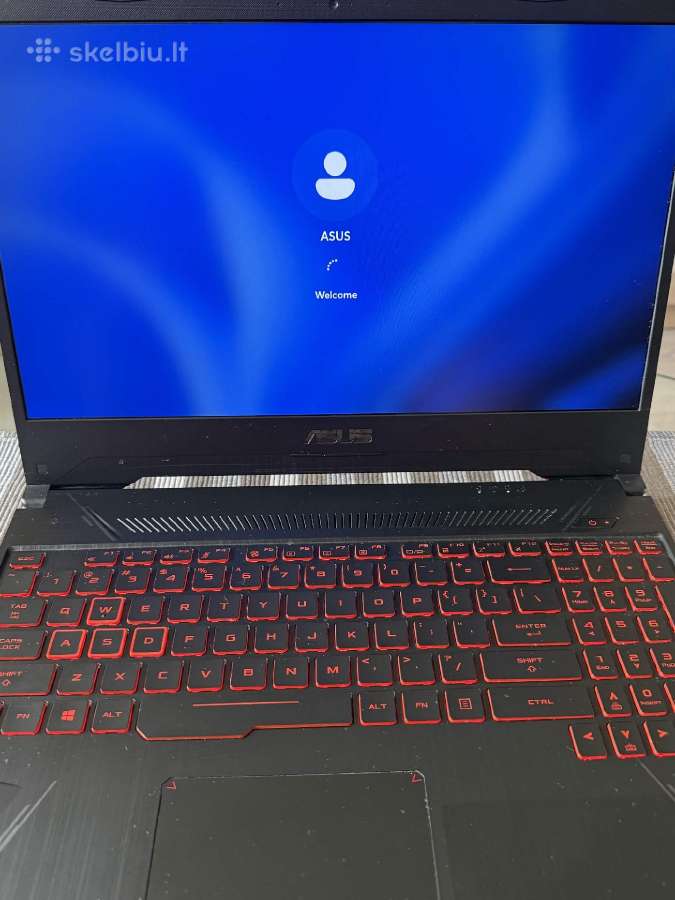 Asus Tuf Gaming Laptopas - nuotraukos Nr. 2