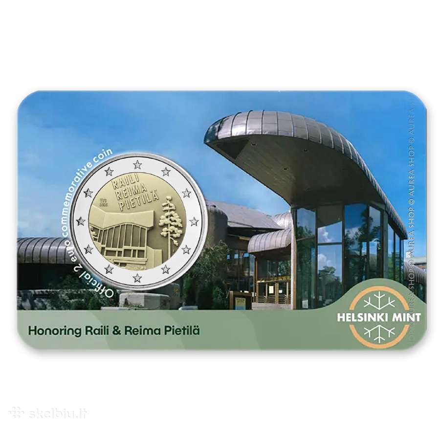 Suomijos 2€ moneta - 2026 Raili and Reima Pietila! - nuotraukos Nr. 4