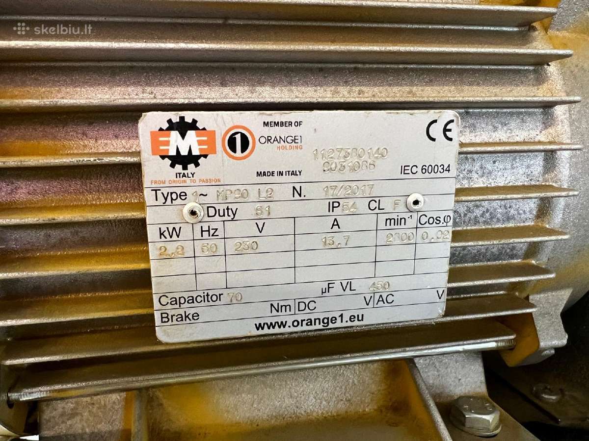 Kilnojamas stūmoklinis kompresorius 2,2kw 100l - nuotraukos Nr. 5