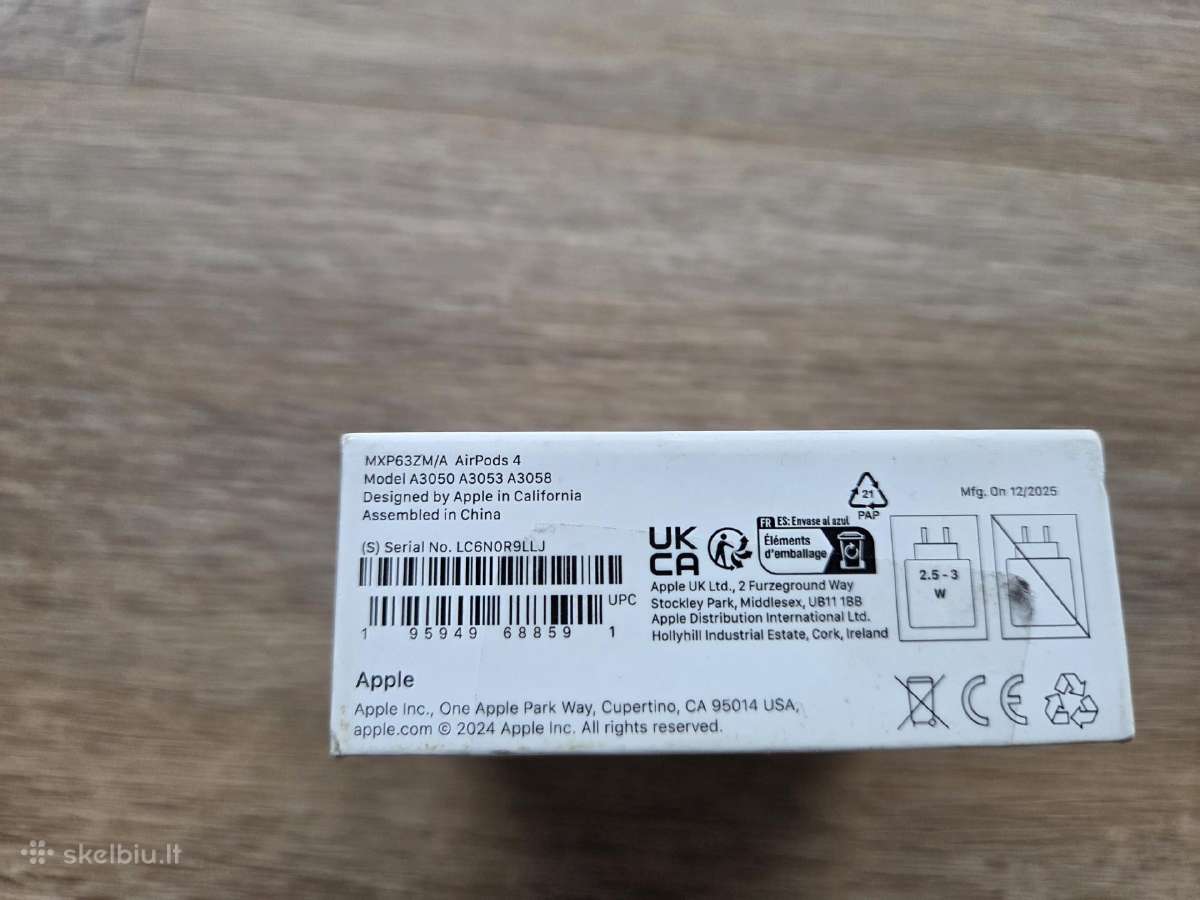 Apple Airpods 4 Ausines - nuotraukos Nr. 2