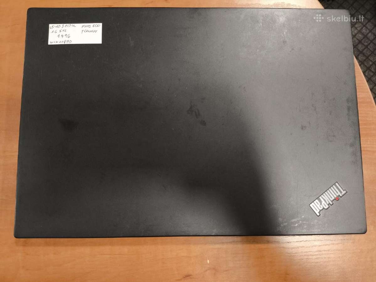 Thinkpad T14s 14.0 Fhd i5-10310u 16/256gb 11% - nuotraukos Nr. 3