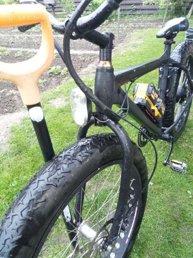 Aliumininus Elektrinis dviratis Fatbike - nuotraukos Nr. 2