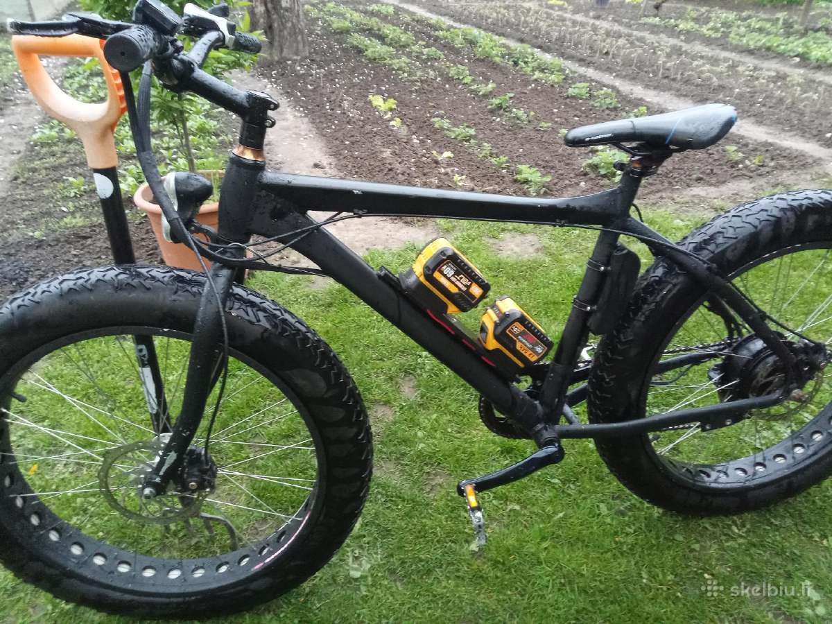 Aliumininus Elektrinis dviratis Fatbike - nuotraukos Nr. 3