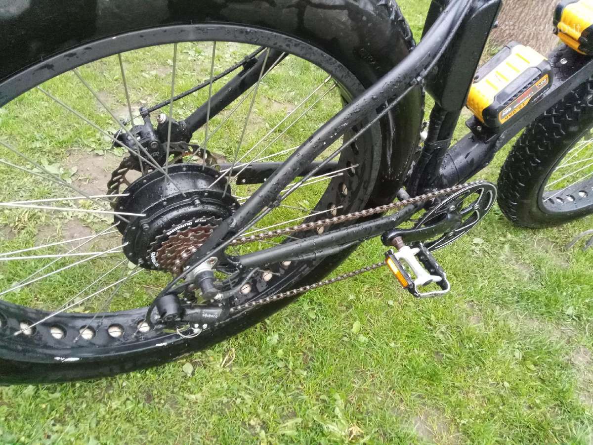 Aliumininus Elektrinis dviratis Fatbike - nuotraukos Nr. 5