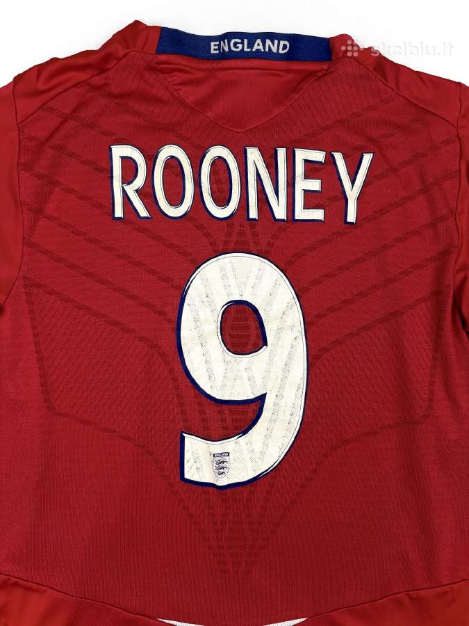 2008–10 England Away Shirt Rooney #9 - nuotraukos Nr. 6