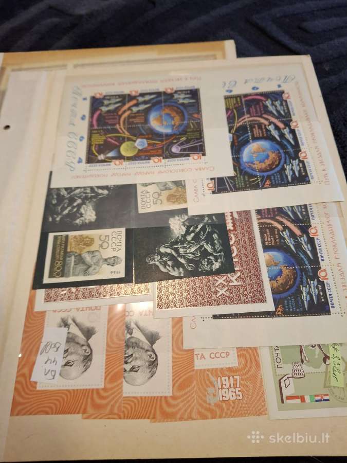 Pašto ženklai sovietiniai 1970-1980 - nuotraukos Nr. 4