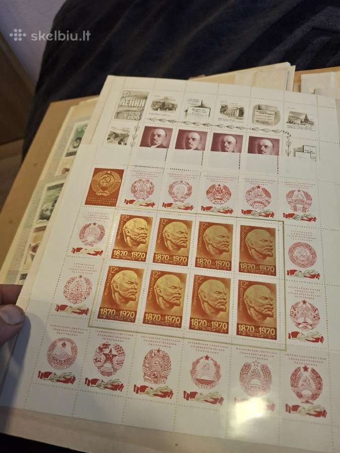 Pašto ženklai sovietiniai 1970-1980 - nuotraukos Nr. 7