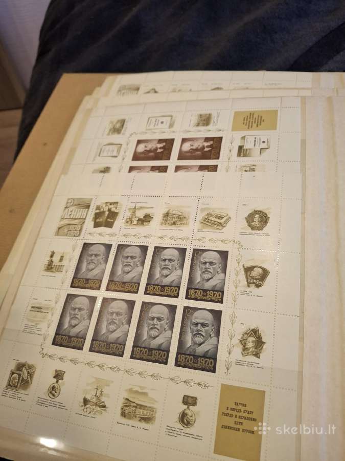 Pašto ženklai sovietiniai 1970-1980 - nuotraukos Nr. 11