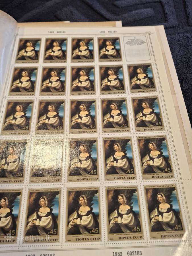 Pašto ženklai sovietiniai 1970-1980 - nuotraukos Nr. 20
