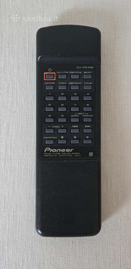 CD 25+1 diskų grotuvas Pioneer Pd-f706 - nuotraukos Nr. 5