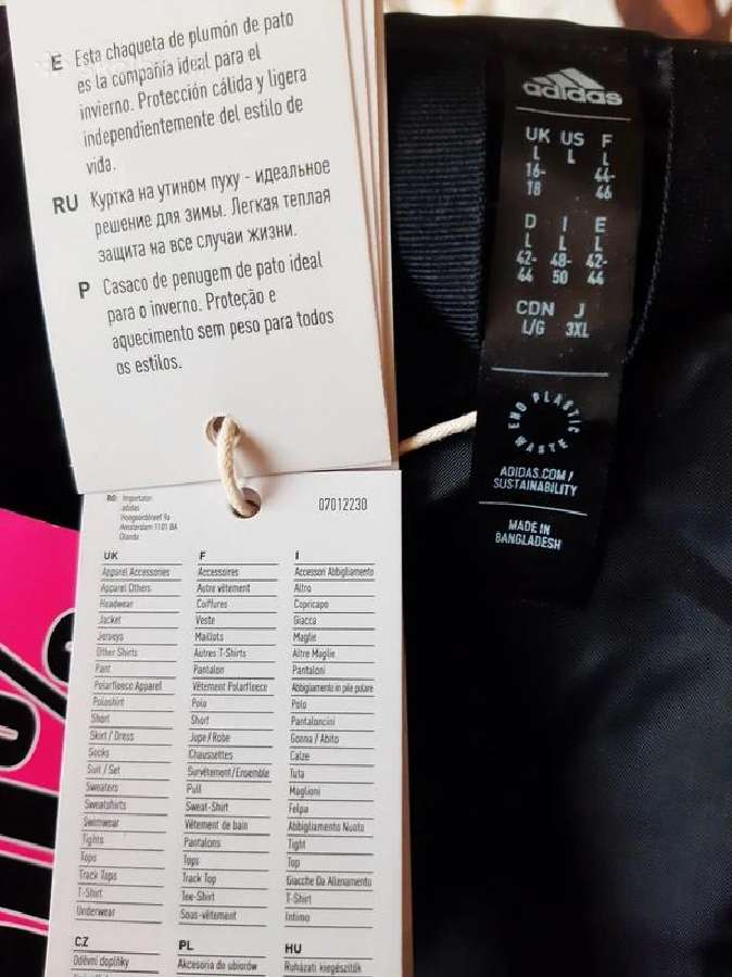 Originalus Adidas pukinis paltas - nuotraukos Nr. 5