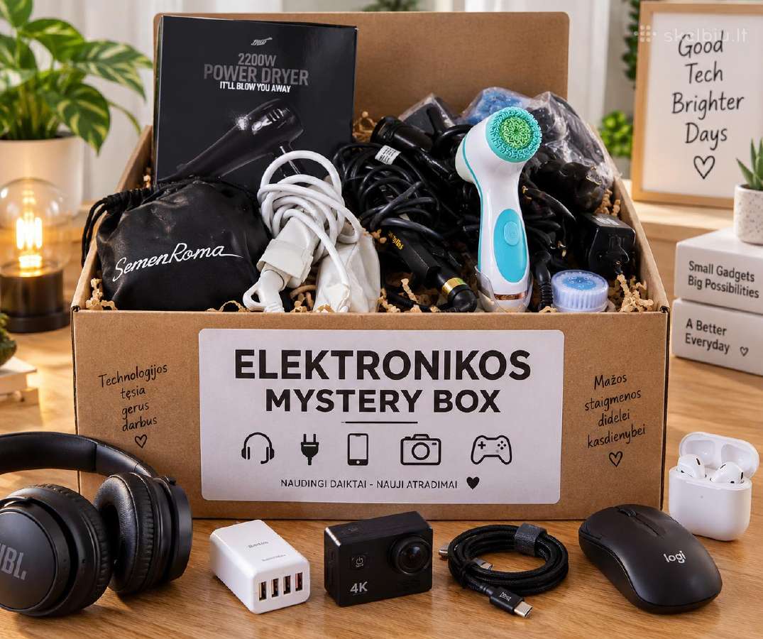 Mystery Box staigmenų dėžutė su vintage lobiais - nuotraukos Nr. 5