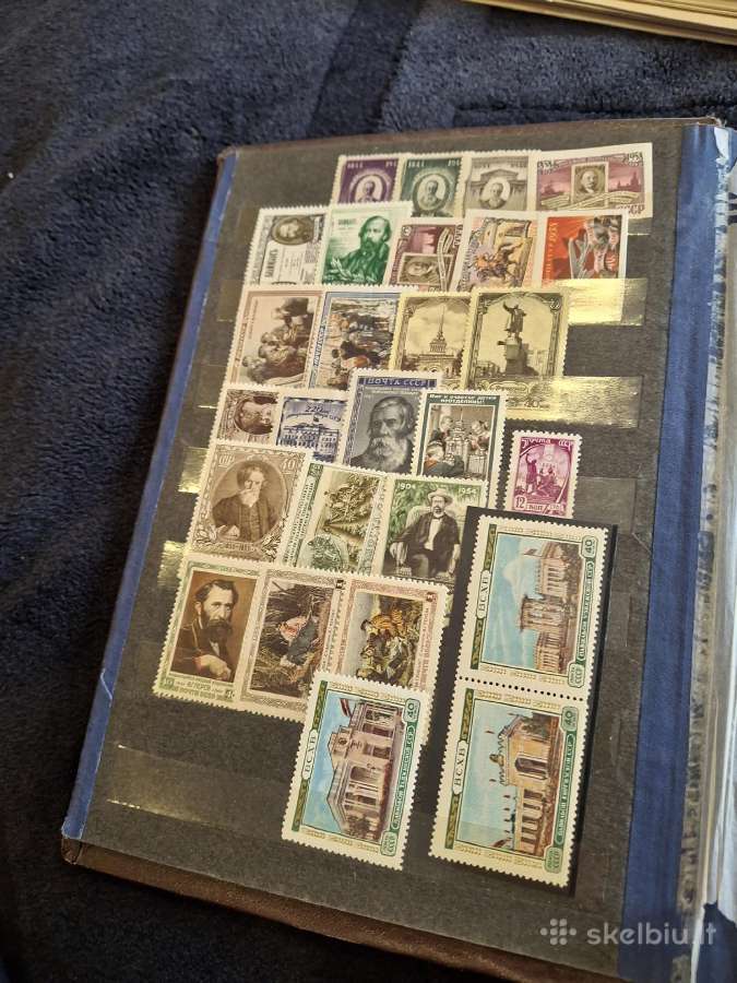 Pašto ženklai sovietiniai 1920-1950 - nuotraukos Nr. 2