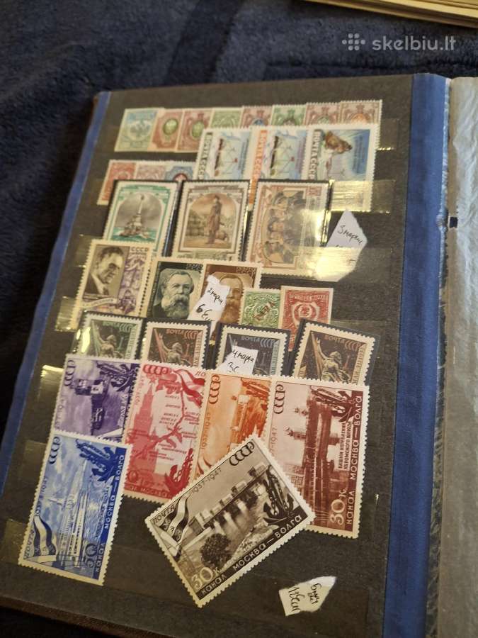 Pašto ženklai sovietiniai 1920-1950 - nuotraukos Nr. 6