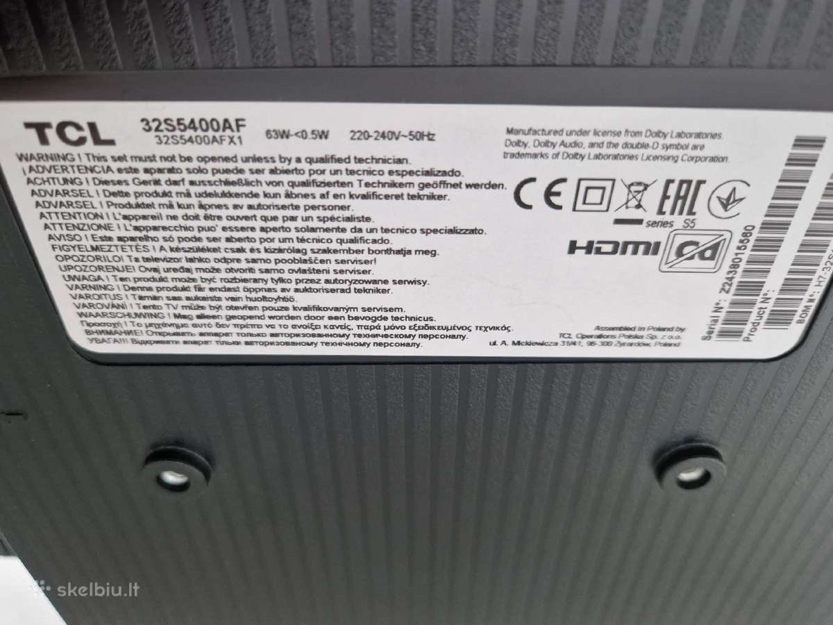 Tcl Android televizorius - nuotraukos Nr. 14