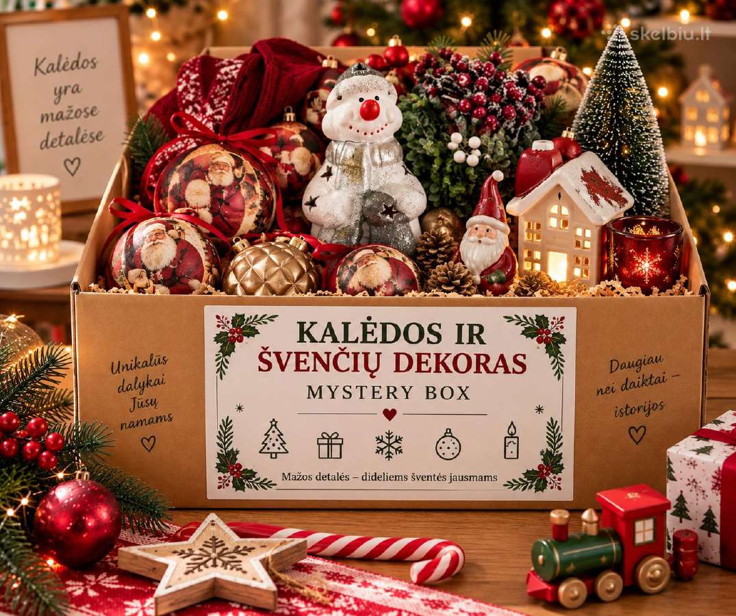 Mystery Box staigmenų dėžutė su vintage lobiais - nuotraukos Nr. 7