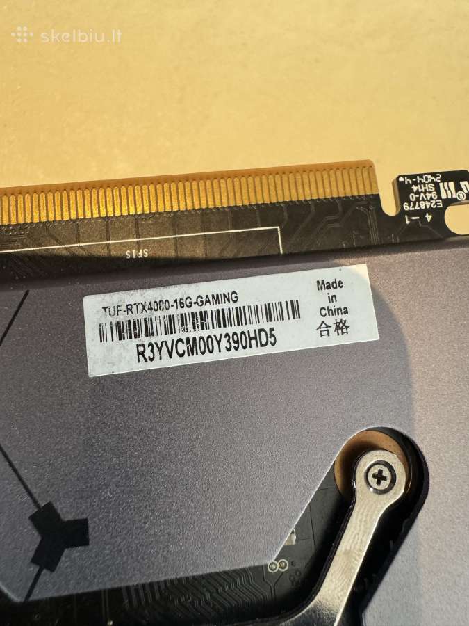 Asus Tuf Gaming Geforce Rtx 4080 16gb - nuotraukos Nr. 6