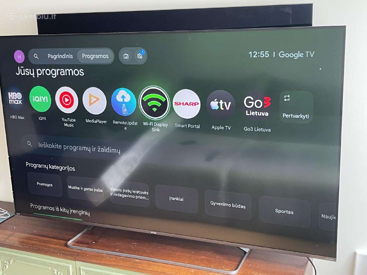 165cm 4k Uhd Qled smart Sharp 65jp7265e - nuotraukos Nr. 13