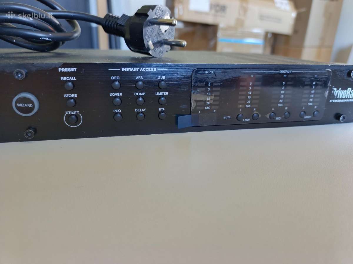 Garso yrangos procesorius Dbx drive rack 2 - nuotraukos Nr. 2