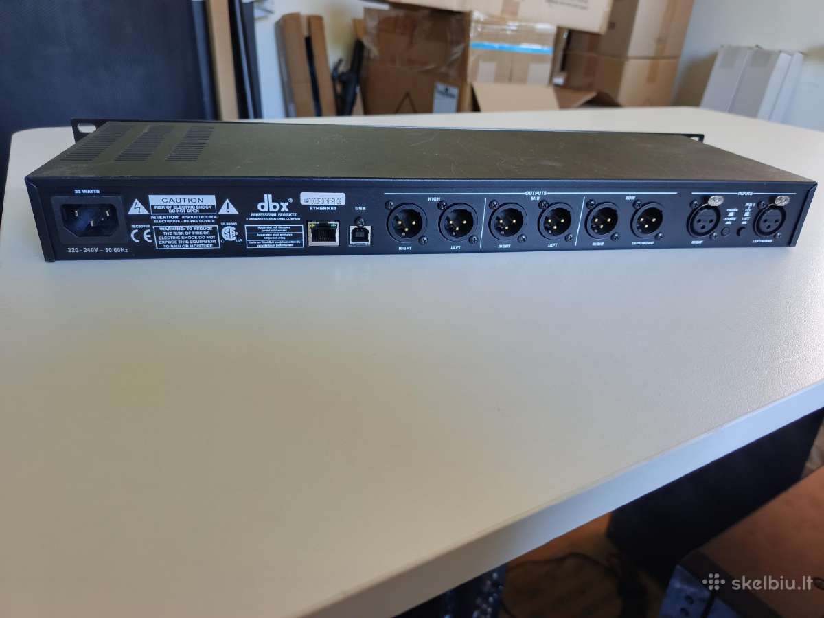 Garso yrangos procesorius Dbx drive rack 2 - nuotraukos Nr. 4