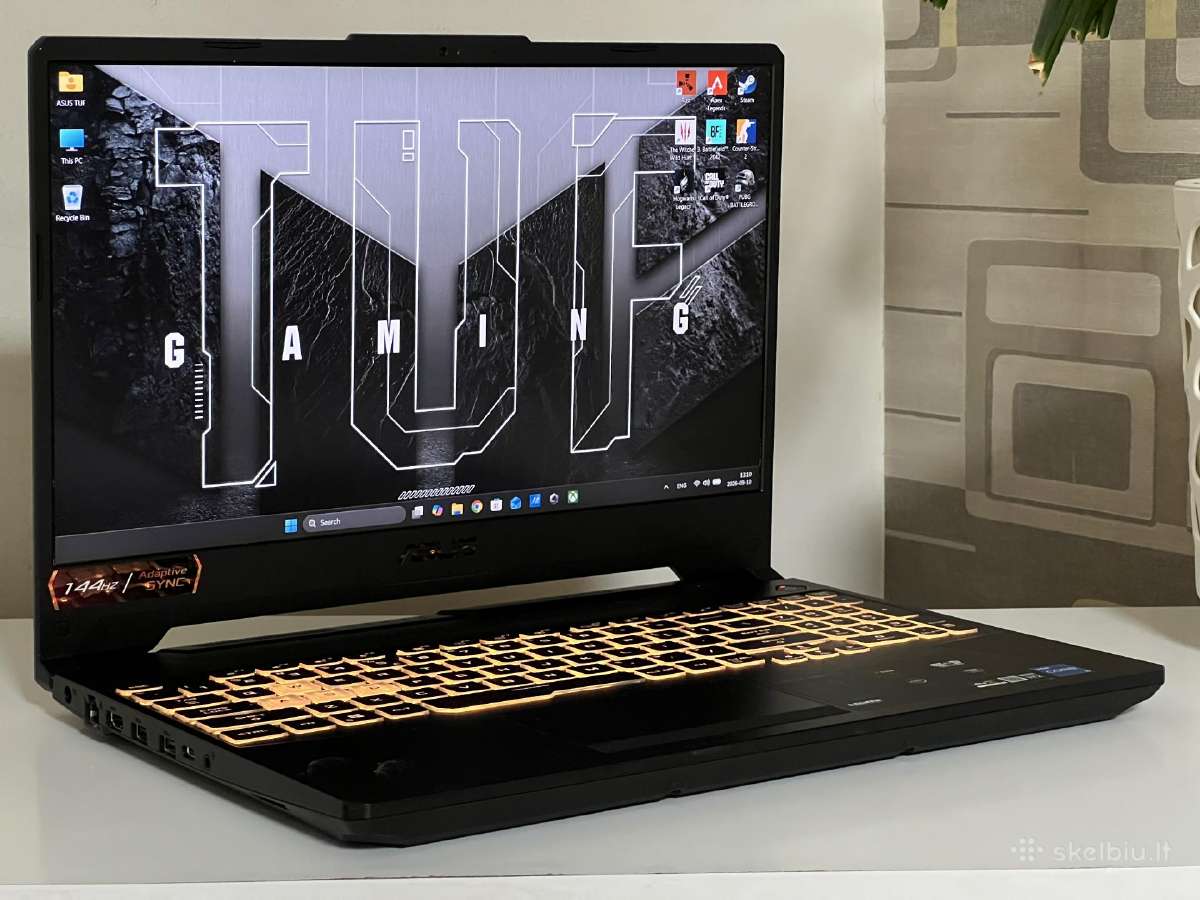 Parduodamas Asus Tuf su Rtx 3050, I5-11k, 144hz. - nuotraukos Nr. 2