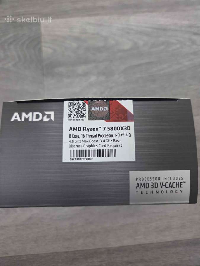 Amd Ryzen 7 5800x3d - nuotraukos Nr. 3