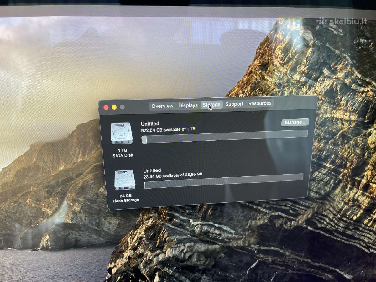 Apple iMac 21.5 Late 2015 4k i5 16gb RAM 1tb+SSD - nuotraukos Nr. 4